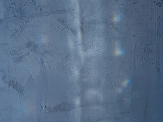 Reflection on loft style cement wall for abstract mysterious background.    