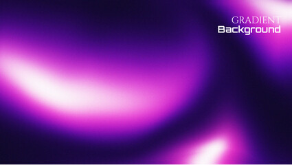 Abstract purple background with glowing lights and wave design
