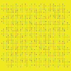 seamless pattern of yellow squares
