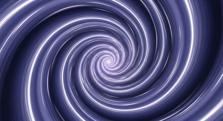 Abstract Light Spiral Tunnel Background in Lilac and White
