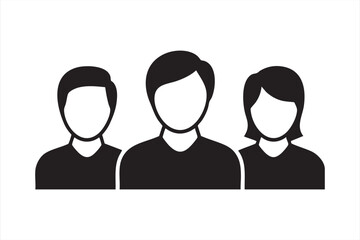 Professional Business Group Icon for Office and Management Concepts