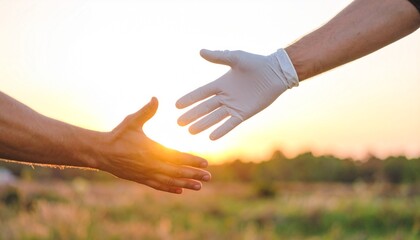 a Helping 2 hands Rescue gesture