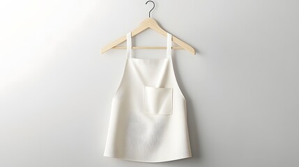 White Apron Mockup