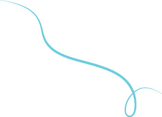 Abstract blue background with flowing wave lines and modern design elements