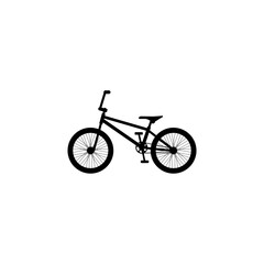 silhouettes of different bikes. Vector illustration