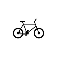 silhouettes of different bikes. Vector illustration