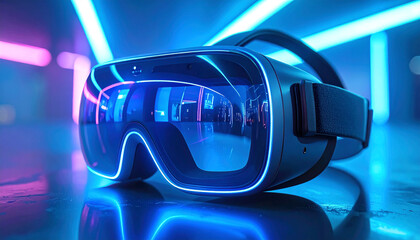 Virtual Reality Headset: The future of entertainment and immersive experiences is here.