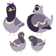 set of birds