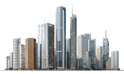 Panorama of modern skyscrapers