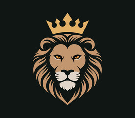 lion king silhouette logo 