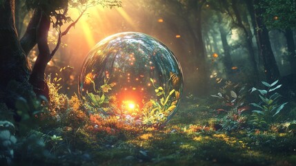 Miniature Ecosystem in a Sphere