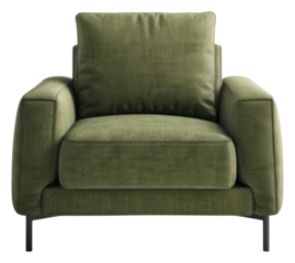 PNG Green Armchair armchair furniture cushion.