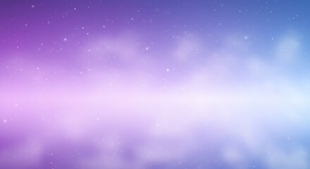 Starlight fog background, dreamy galaxy banner with glowing mist and soft