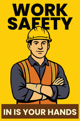 Safety worker sign