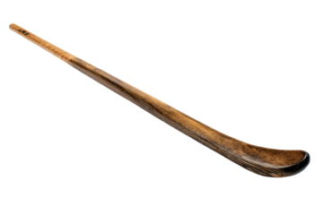Wooden Hurley Stick on Transparent Background