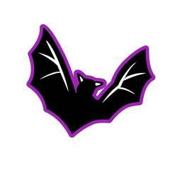 logo bat silhouette