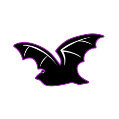 logo bat silhouette