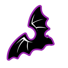 logo bat silhouette