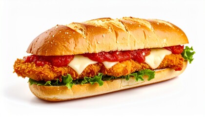 Italian Chicken Parmesan Sandwich Toasted