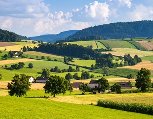 Scenic rural landscape