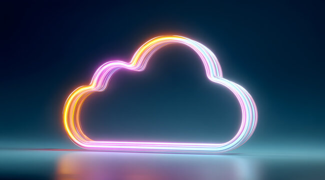 glowing clound icon