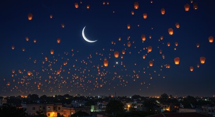 Night Sky Lantern Festival
