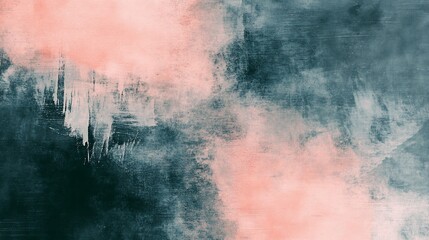 Soft abstract background. Grayish blues mix with delicate pinks in an artistic, ethereal texture