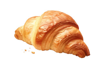 Fototapeta premium Croissant food viennoiserie freshness.
