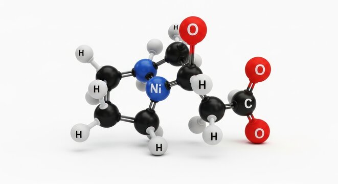 Molecular Structure of a Nickel Complex with Carboxylic Acid Ligand