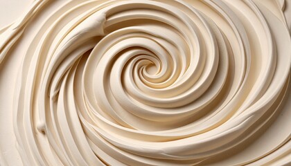 Close up of stucco swirl hand troweled pattern with warm neutral tones seamless wallpaper background rustic plaster surface detail decorative texture for design decoration architectural style