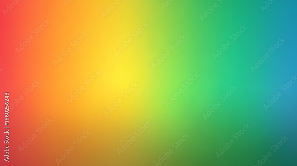 Poster smooth rainbow gradient, vibrant multi-colored, cheerful seamless background with copy space.