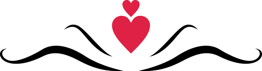 Valentine Decorative Ornament Element