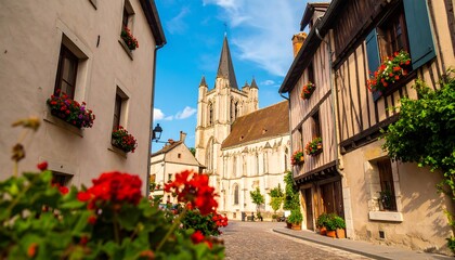Quaint European village street (2)