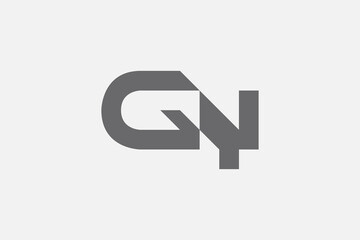 Fototapeta premium Letter GY modern bold logo