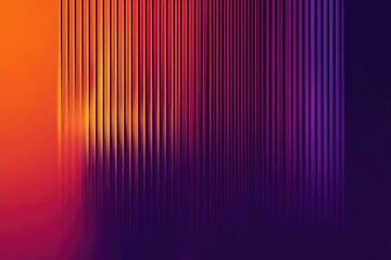 Gradient vertical lines in warm and cool colors