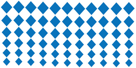 Seamless harlequin pattern with black diamonds on a white background.