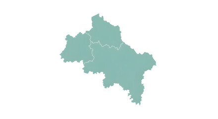 Map of the administrative divisions of the region of Volyn Oblast in Ukraine.