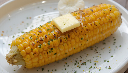 boiled corn on the cob