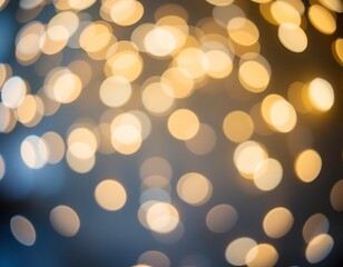 Obraz premium Abstract Bokeh Lights Warm and Cool Tones