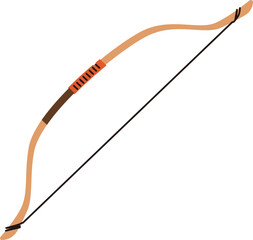 弓道の弓のイラスト