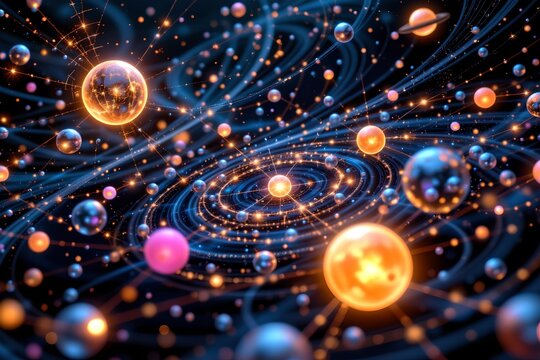 Cosmic Web Luminous Celestial Bodies and Nebulas