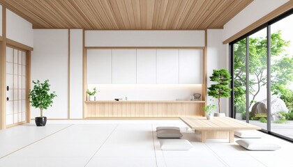 Fototapeta premium 現代日本の美しい部屋