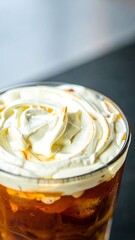 Iced Coffee Drink Closeup