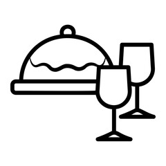 catering Line Icon