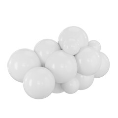 3D Clouds Illustration