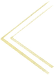 Minimal Yellow Double Arrow Line Drawing – Hand-Drawn Geometric Marker Sketch Isolated PNG