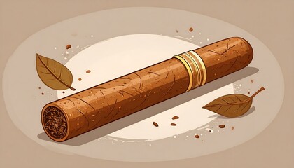 Illustration of a cigar