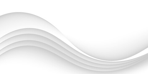 Vector gray line background curve element with white space for text and message design, overlapping layers, vector, modern abstract design vector. eps 10