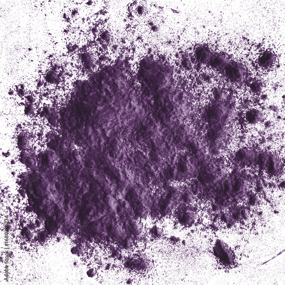 Poster deep purple blot on clear background a versatile design element for adding depth and texture to digi