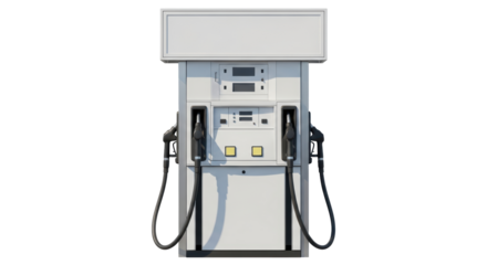 Isolated Gas Station Pump